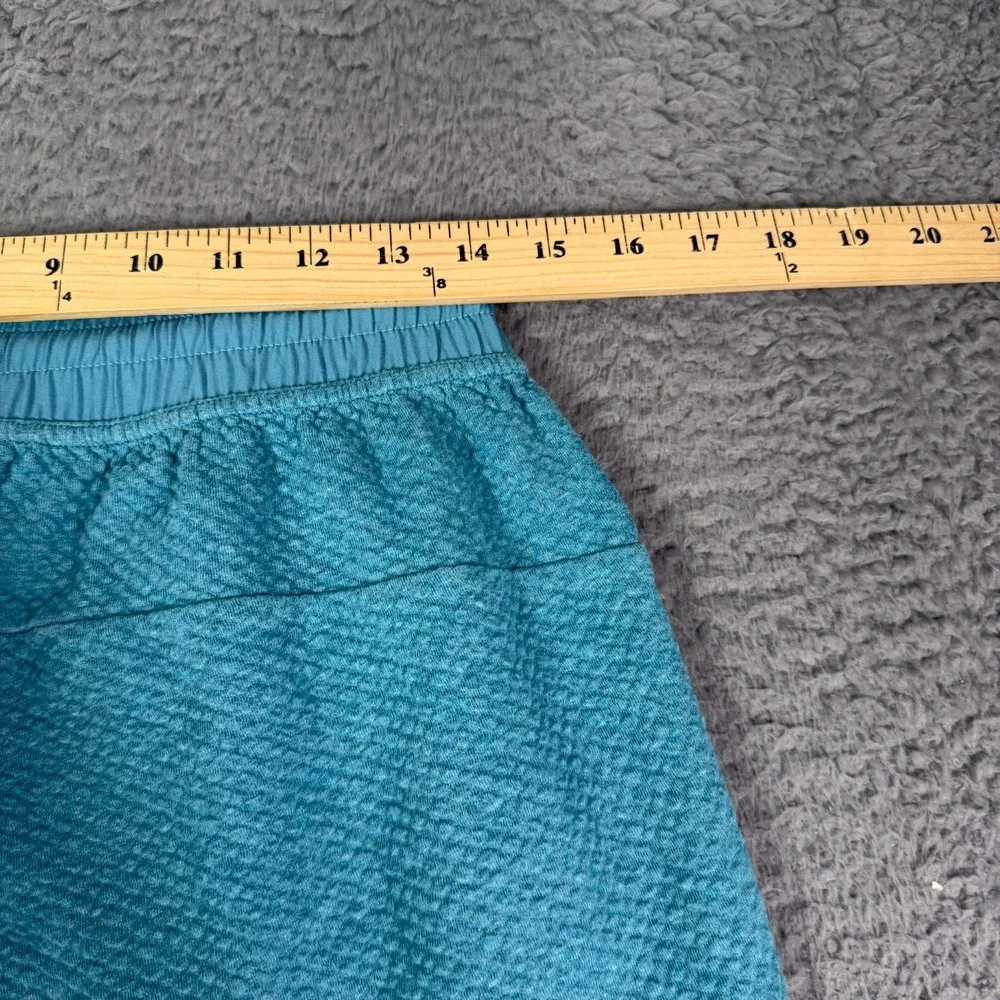Lululemon At Ease Jogger Pants Mens M Teal Blue Textured Athletic Running